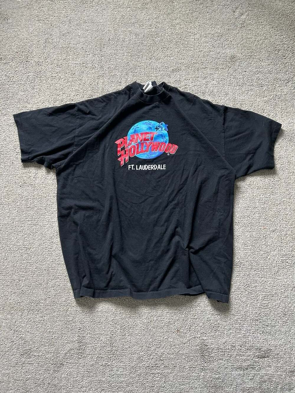 Vintage 1991 Planet Hollywood Ft. Lauderdale Graphic T-Shirt